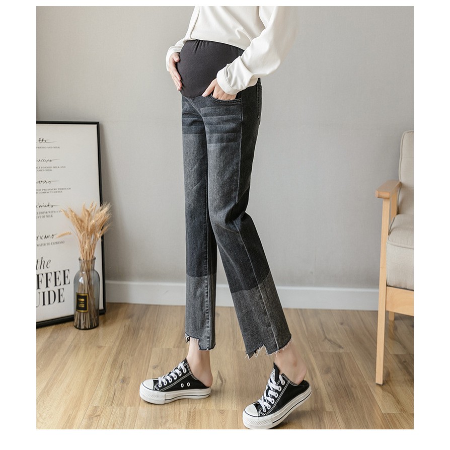 Hyren.id P15 Celana Panjang Hamil Jeans Import Denim Pakaian Fashion Long Pants Maternity