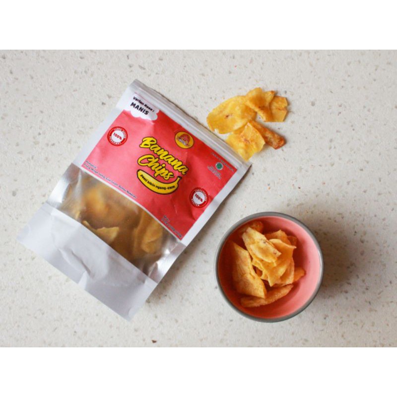 

Keripik Pisang Enin Banana Chips MANIS - 135 gram