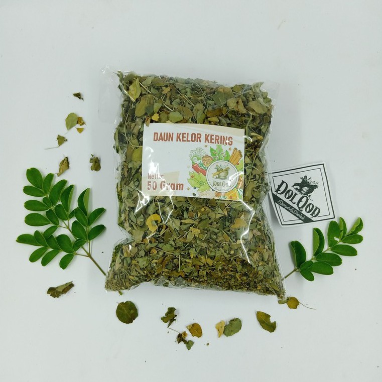 Daun kelor kering 100 gram daun kelor kering