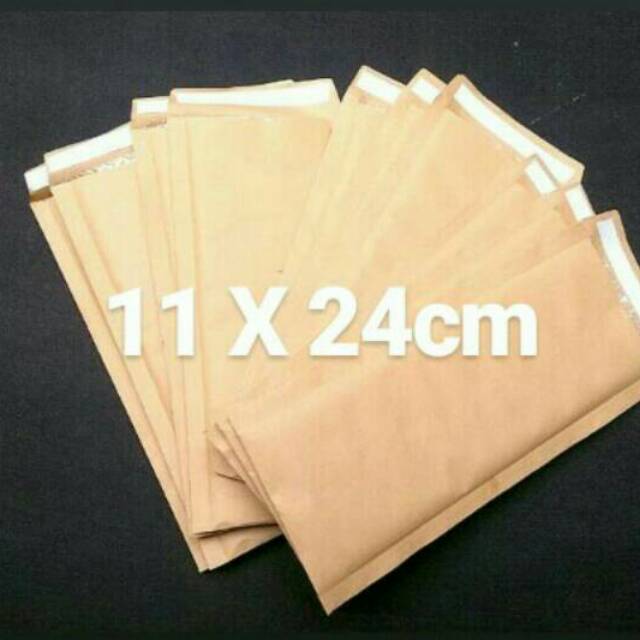 

Amplop Padded envelope uk.11X24cm, amplop bubble wrap ukuran ekonomis