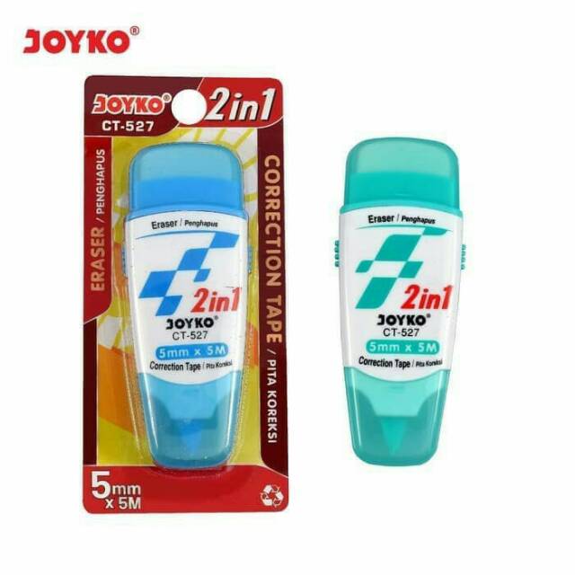

Correction Tape Eraser 2 in 1 Joyko CT-527