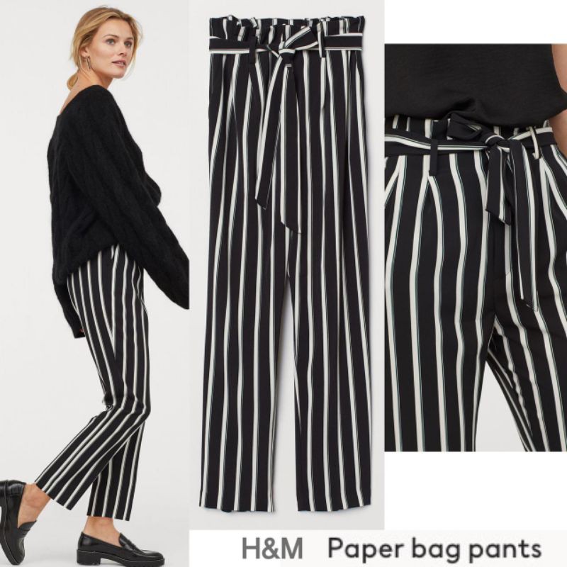 

HM paper bag pants