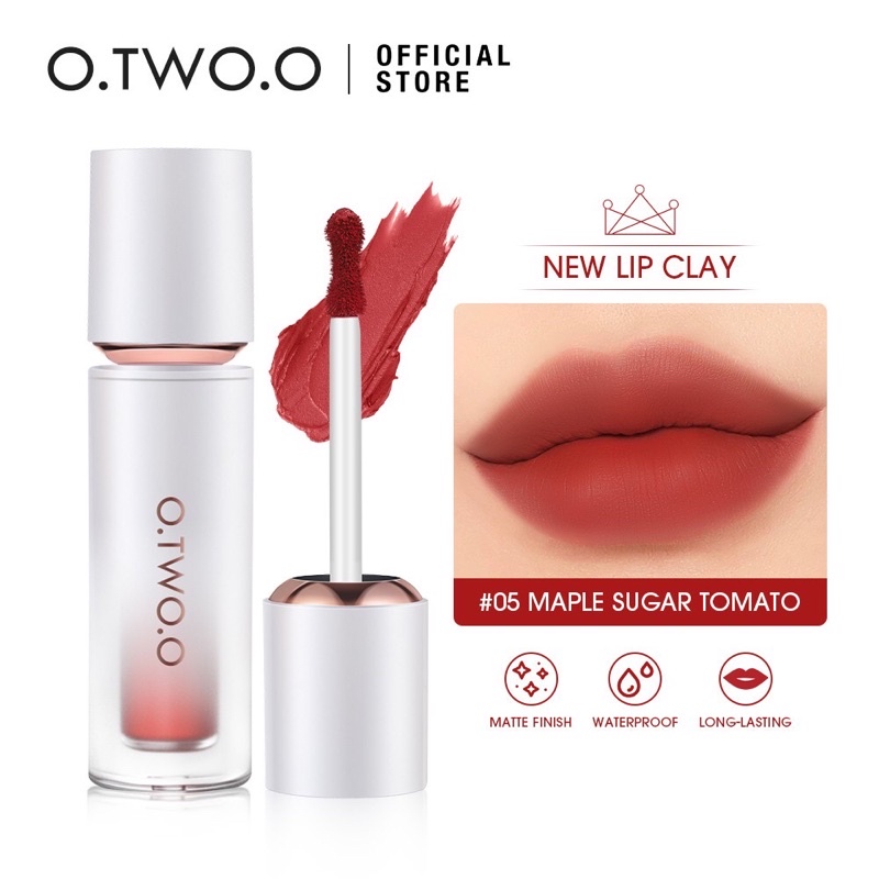 O.TWO.O Lipstick Velvet Matte Silky Smooth Lip Cream Liptint Makeup Long-lasting