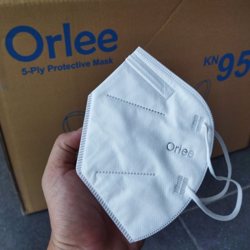 Masker KN95 Orlee isi 10 5ply Kemenkes lembut kawat dalam
