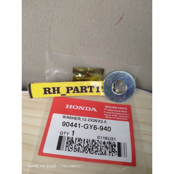WASER 12.2X29x2.5/90441GY6940/RING PULY CVT BELKANG