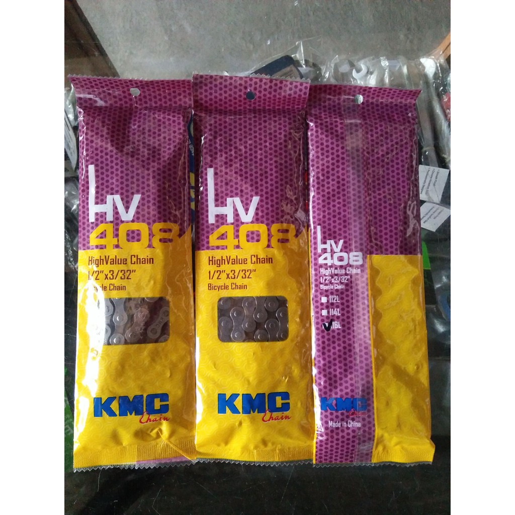 RANTAI SEPEDA MTB MINION BMX 6 & 7 Seed  1/2 X 3/32 X 116 L KMC HV 408