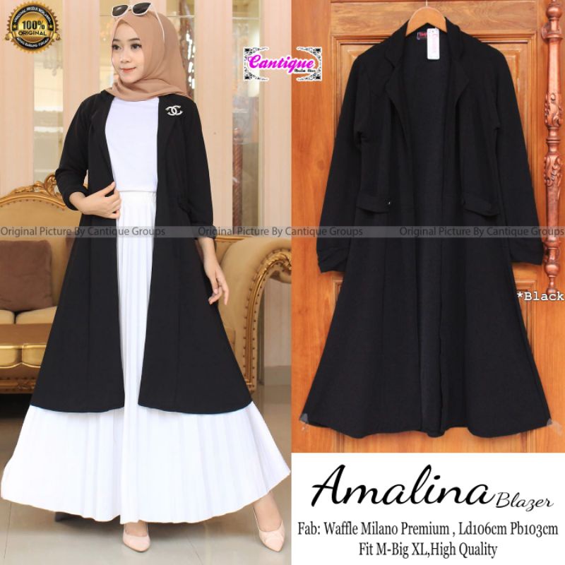 AMALINA BLAZER BY CANTIQUE (BLAZER MUSLIMAH) Blazer wanita rekomended