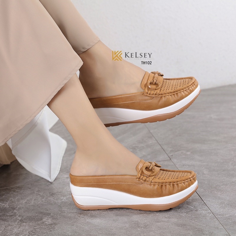 Kelsey Sandal Wedges 5cm TH102 Sandal Wedges Wanita