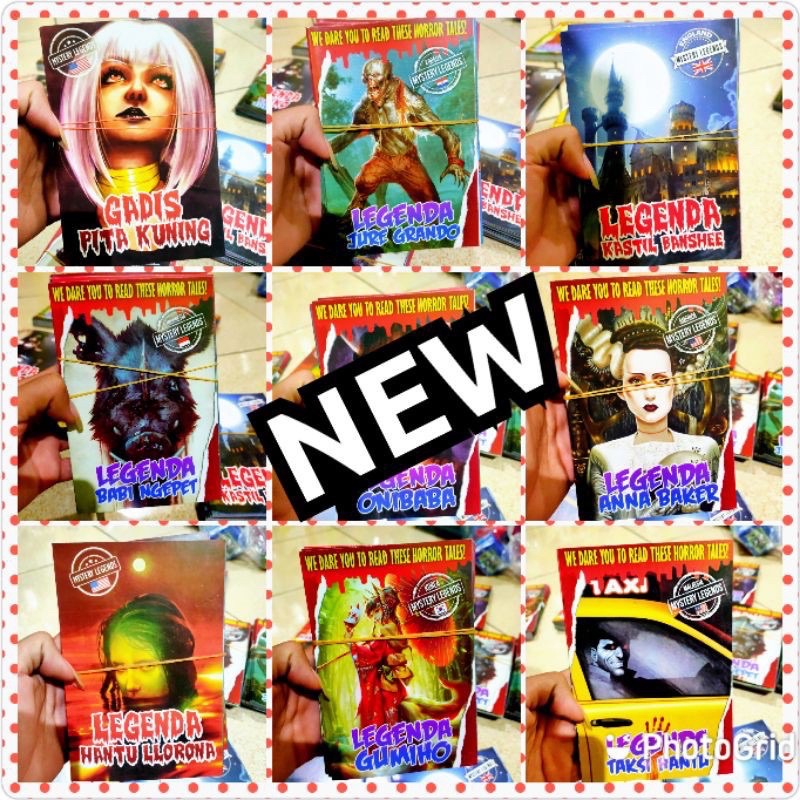 komik cerita horor random / buku cerita serem