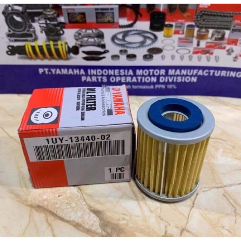 1UY-13440 Filter Oli Yamaha Scorpio Original FILTER OLI SCORPIO ORIGINAL TERMURAH