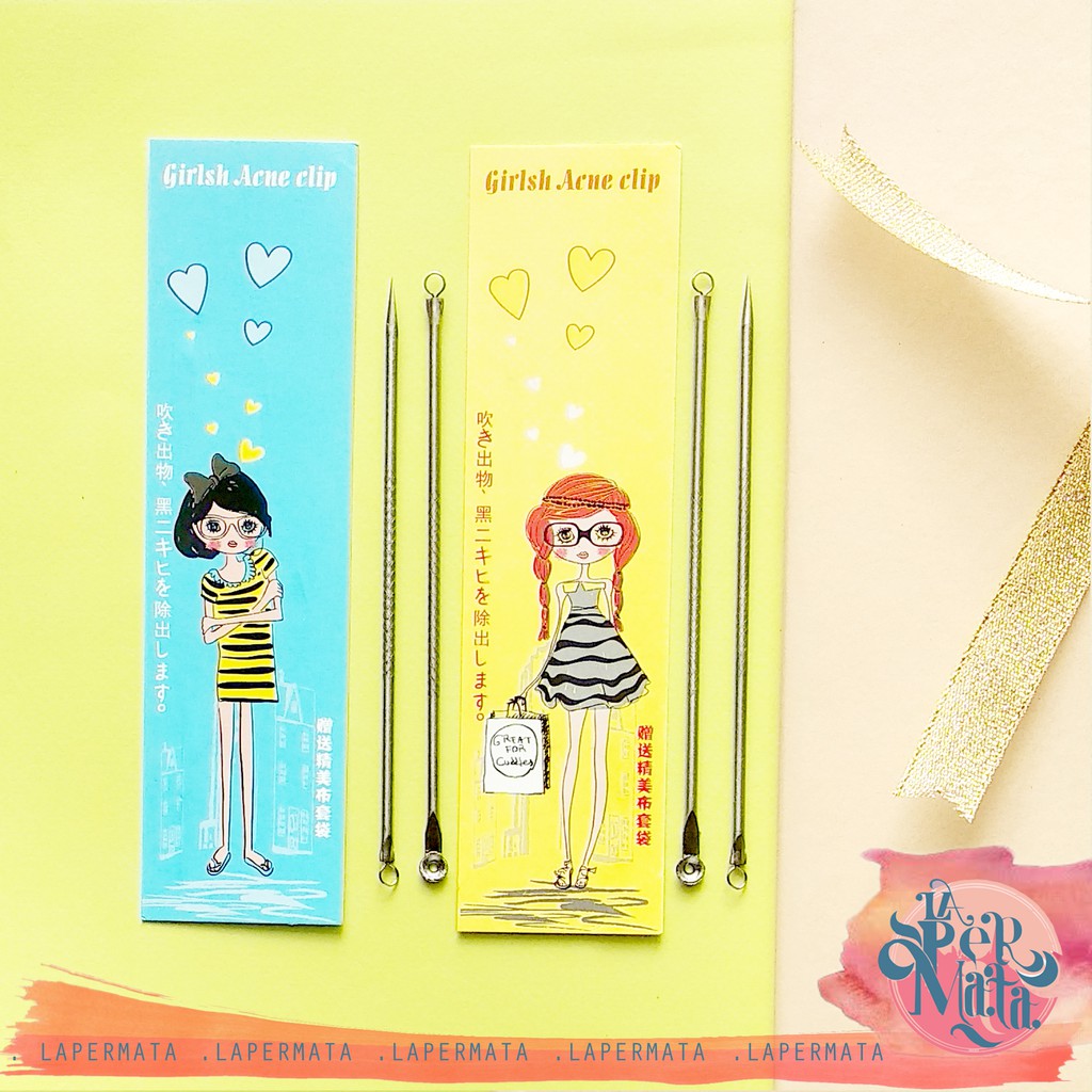 Pinset Komedo /Pencetan Komedo/ Pencetan Jerawat 2pcs - LPM Shop