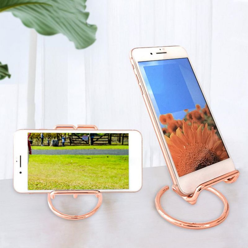 Phone Holder Stand Emas/Holder Dudukan Hp/Meja Mobile Phone Stand/Holder Hp