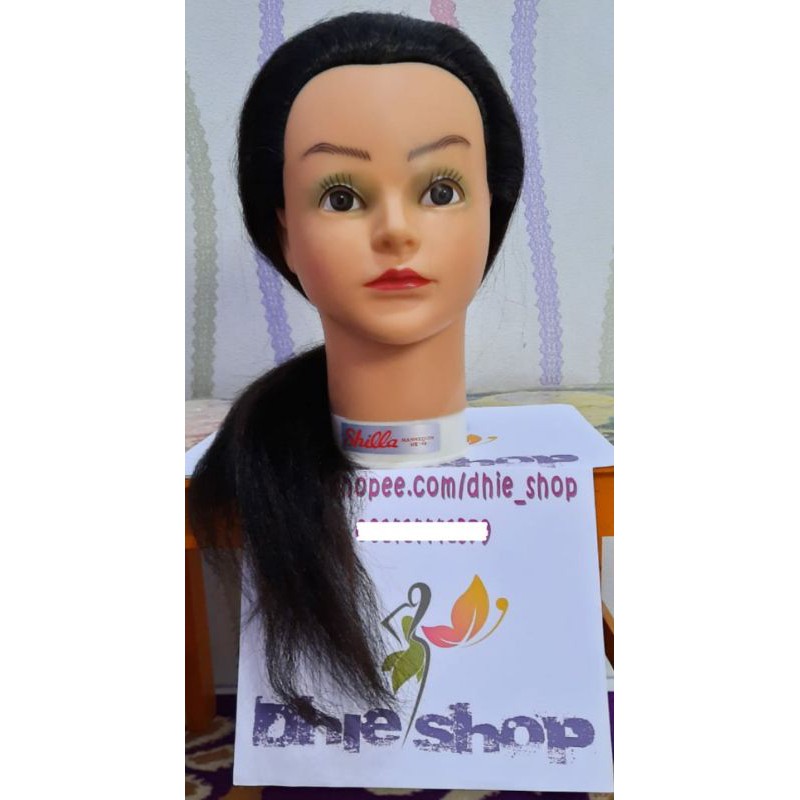 MANNEQUIN kepala Shilla HK-92, HK-93, HK-94 (human hair)
