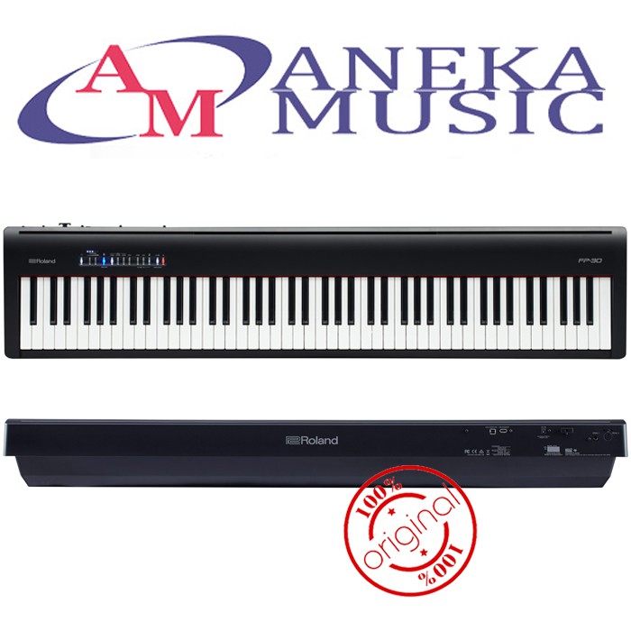 Digital Piano Roland Fp 30 Original Shopee Indonesia