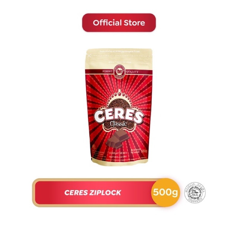 Ceres Coklat Meses/Meises coklat Hagelslag Ziplock 500 gram