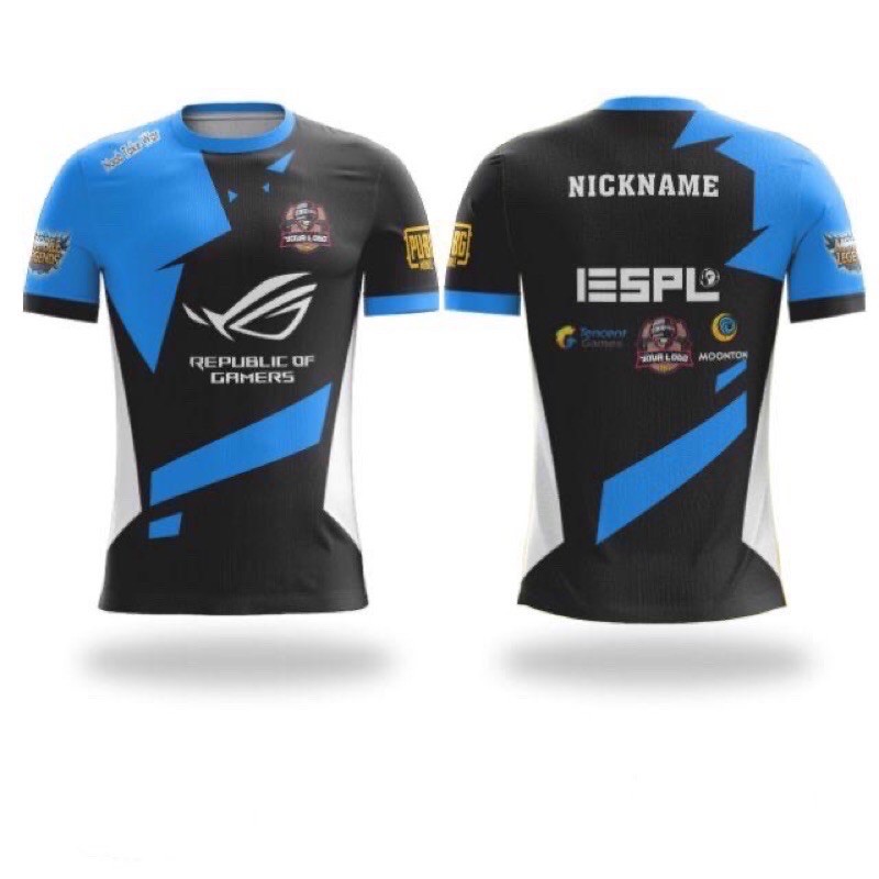 Jersey Kaos Baju Gaming Aura Fire New, Free Fire,Pubg,Mlbb,Free Name Set