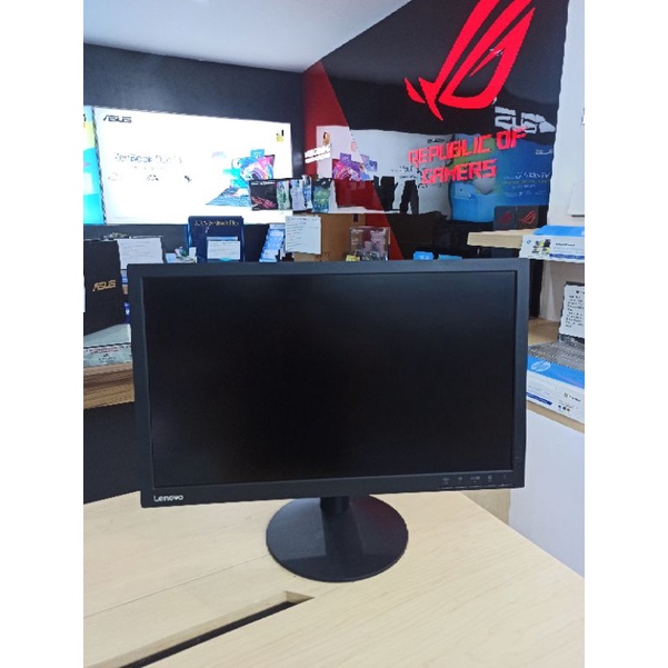 LED monitor Lenovo T2324Dc 23 inc widescreen Fullhd Resolusi 1920x1080p mantap