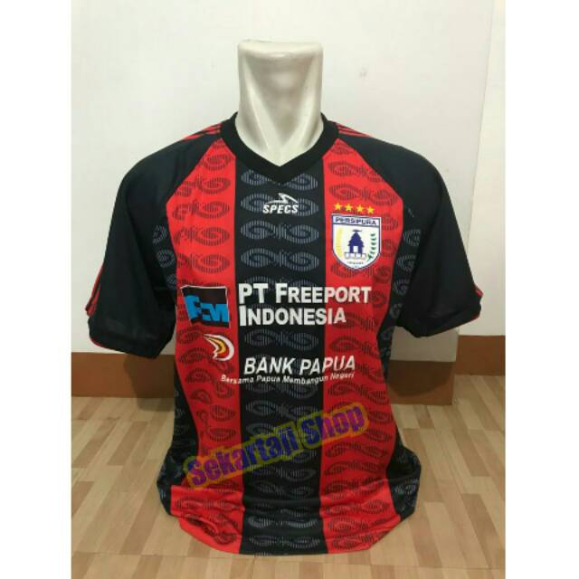 Jersey PERSIPURA Jayapura Home Liga 1 2019 OFFICIAL full sponsor