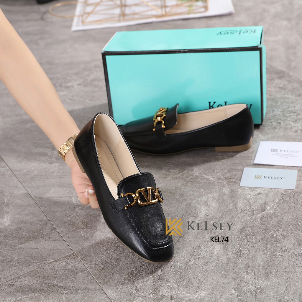 (GRATIS ALAS KAKI) Kelsey Sepatu Flat Shoes Wanita KEL74