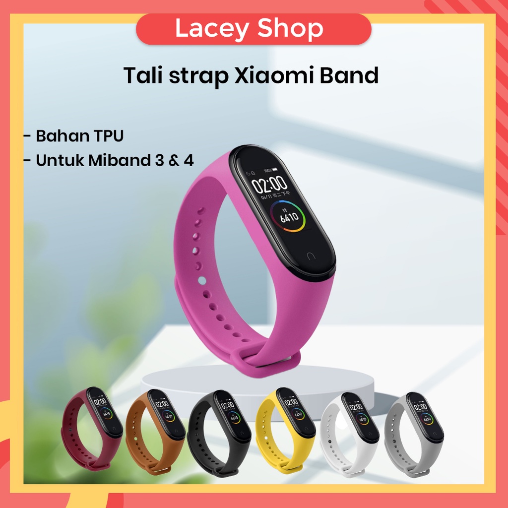 Tali Strap Jam Tangan Pintar Gelang Xiaomi Mi Band 3/4