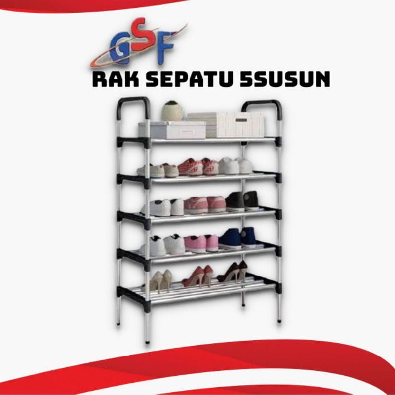 Rak Sepatu Susun 5 GSf