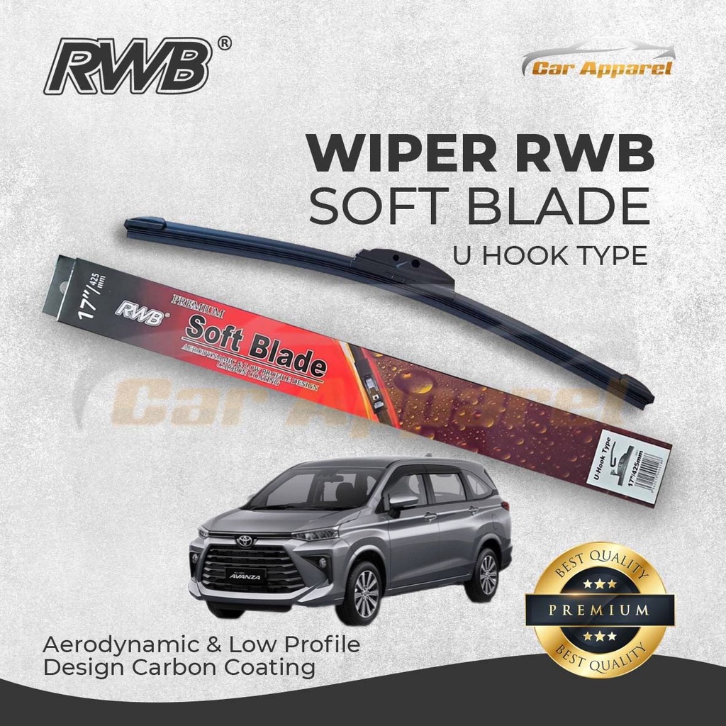 Wiper RWB Soft / Windshield All new avanza Tss 2022 Soft RWB