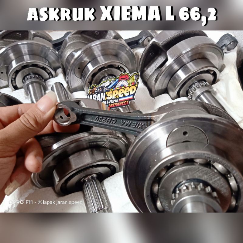 ASKRUK XIEMA LANGKAH 66,2 HEREX CB GL MEGAPRO TIGER