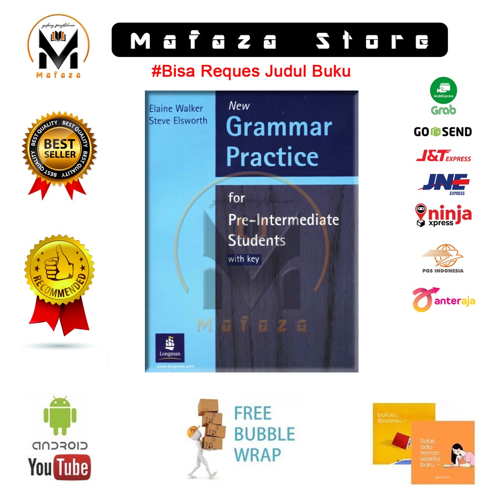 Jual New Grammar Practice For Pre Intermediate Students With Key