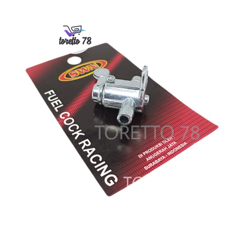 Kran Bensin Motor Besi Chrome Universal Keran Bensin Motor Kran Bensin