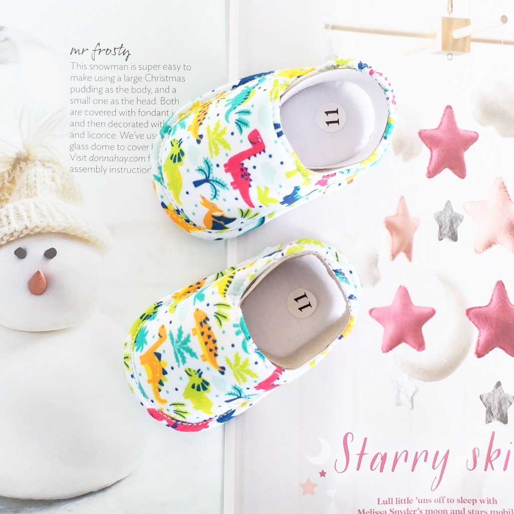 HappyOliver CHappyOliverON-HEE SANDAL Prewalker Bayi Bahan Katun Prewalker Shoes bayi laki perempuan newborn 3-18 bln