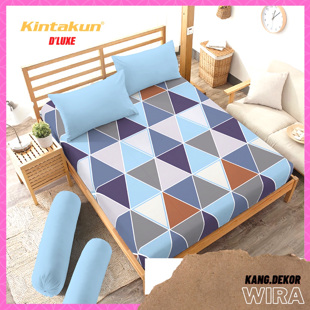 SPREI KINTAKUN DLUXE MOTIF WIRA 160x200 NO 2 QUEEN SEPREI CANTIK MURAH MOTIF TERBARU SEPRAI KAMAR TIDUR D’LUXE SEPREI AESTHETIC D LUXE KINTAKUN SEPRAI CANTIK SEPRE DLUXE PROMO ANTI LUNTUR MOTIF PLUS SARUNG BANTAL SPREI DEWASA ALAS KASUR SPREI ADEM