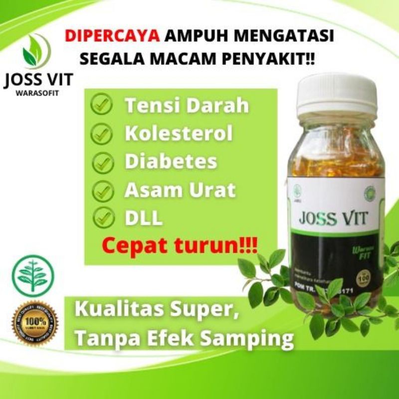 Joss Vit Herbal Habbatusauda Ekstra Propolis Original