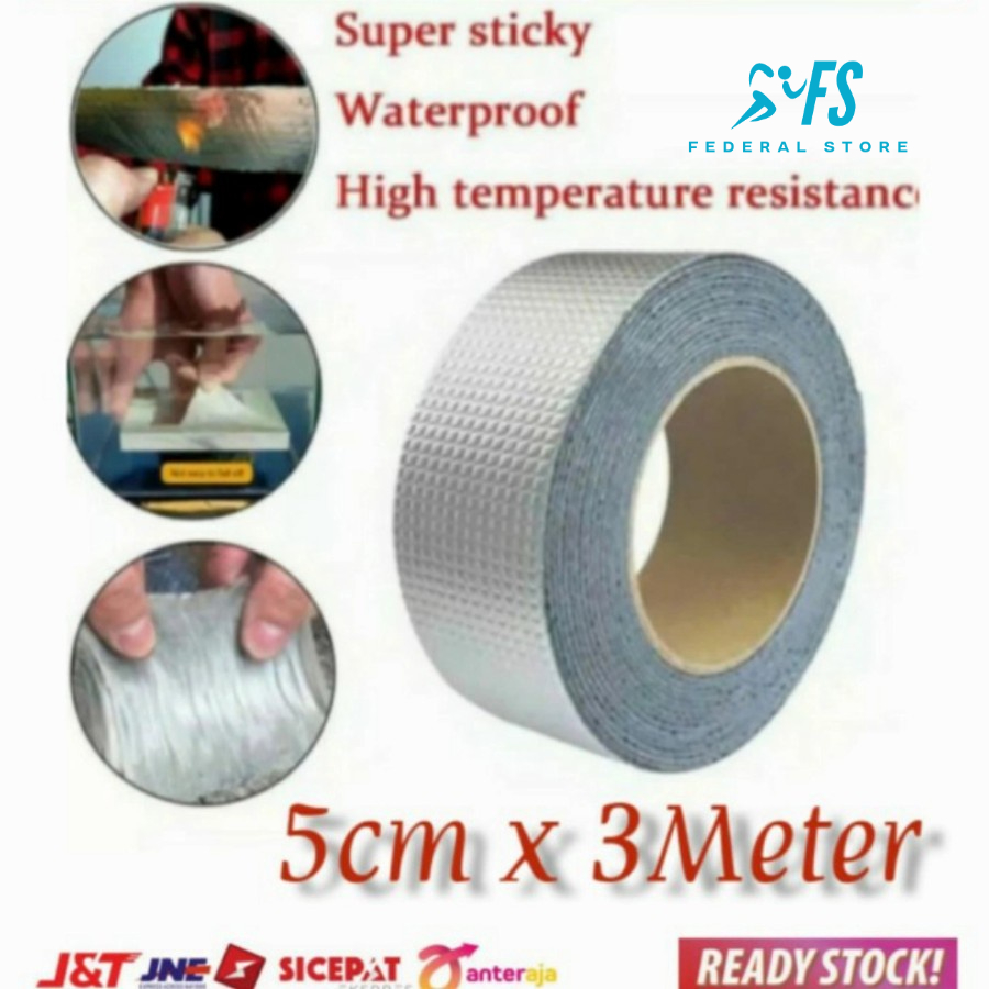 Lakban Anti Bocor Super Kuat Anti Air Waterproof Panjang 3M
