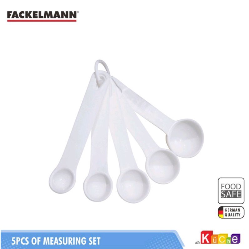 sendok takar Fackelmann 5pcs of Measuring spoon Set sendok takaran set isi 5