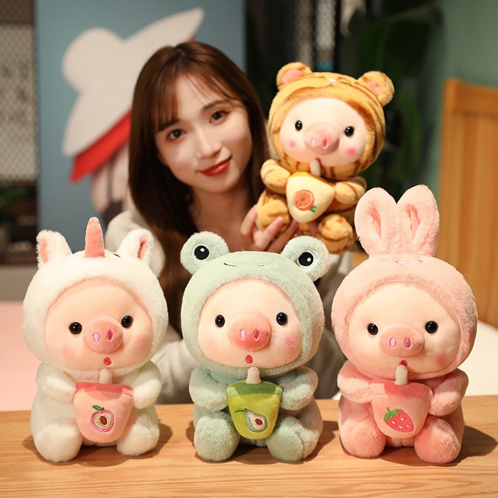 Mainan Boneka Plush Kelinci / Babi Kartun 25CM Untuk Anak