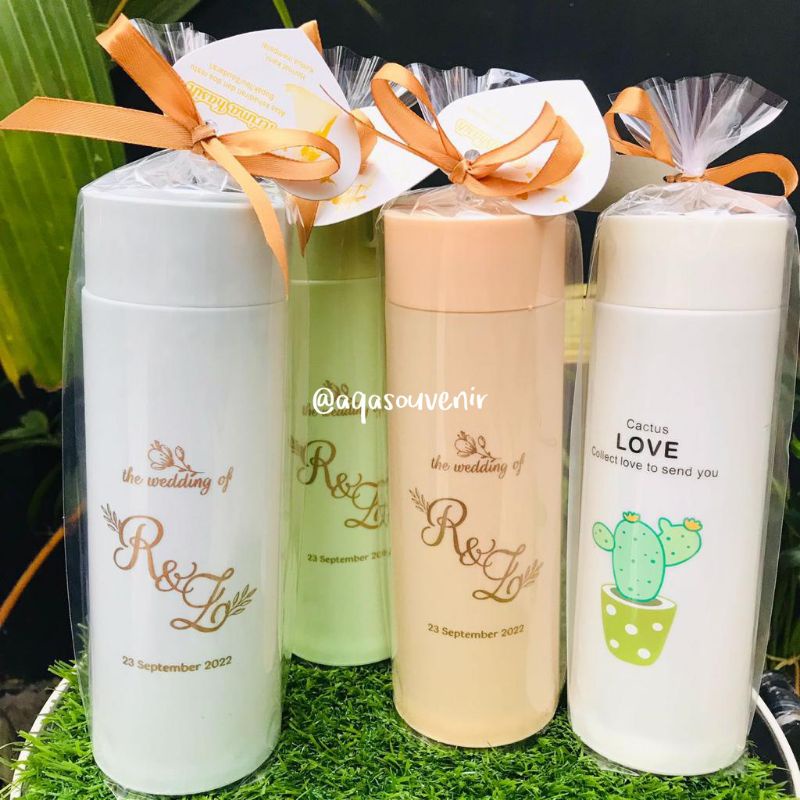 Jual Souvenir Botol Kaktus Custom Kemas Plastik Souvenir Tumbler