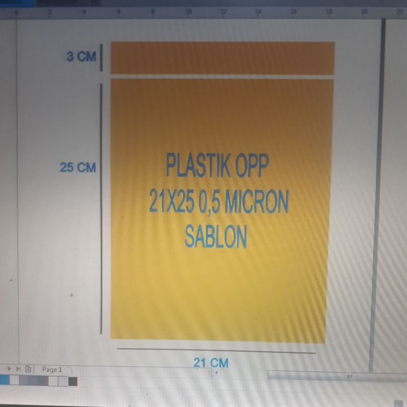 

Opp Lem 21x25 0,5 micron (Plastik&Sablon)