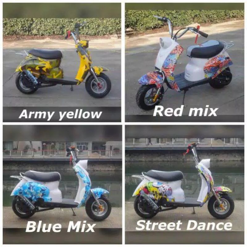 MOTOR SKUPY LENKA 50CC MESIN 2 TAK ~MOTOR MINI SCOOPY~MOTOR