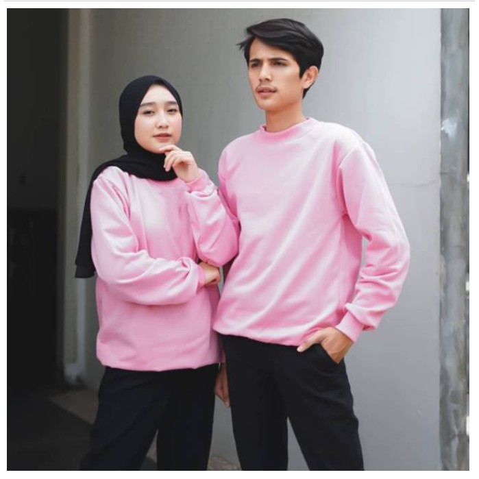 SWEATER UNISEX BASIC POLOS TEBAL PREMIUM TERBARU,