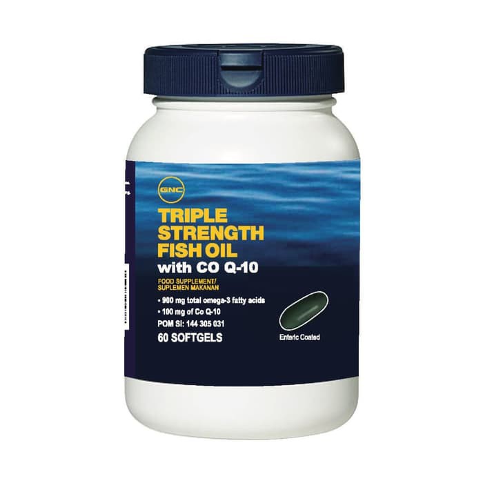 GNC Triple Strength Fish Oil With COQ 10