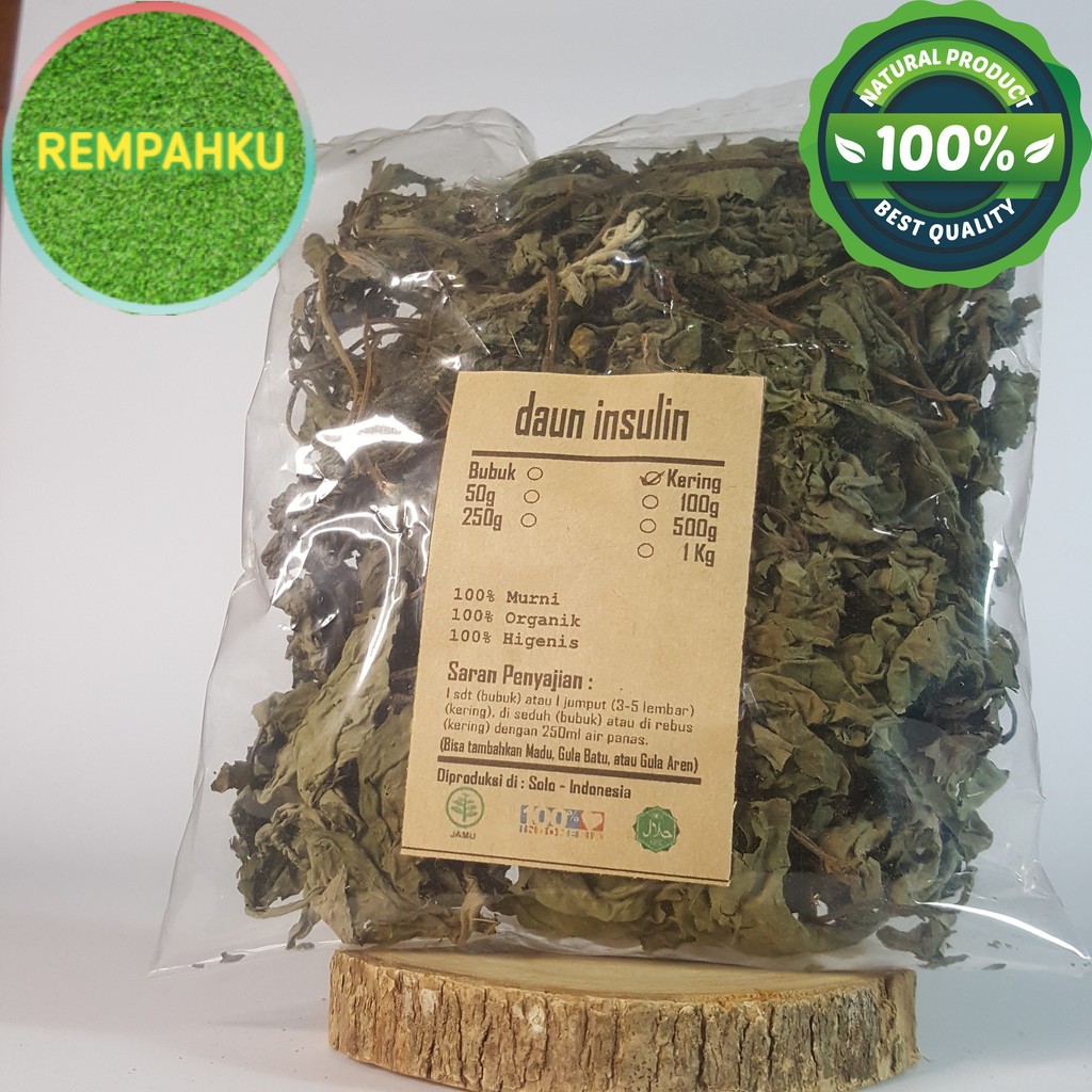 

DAUN INSULIN KERING 50 GRAM - Smallanthus Sonchifolius - MURNI -