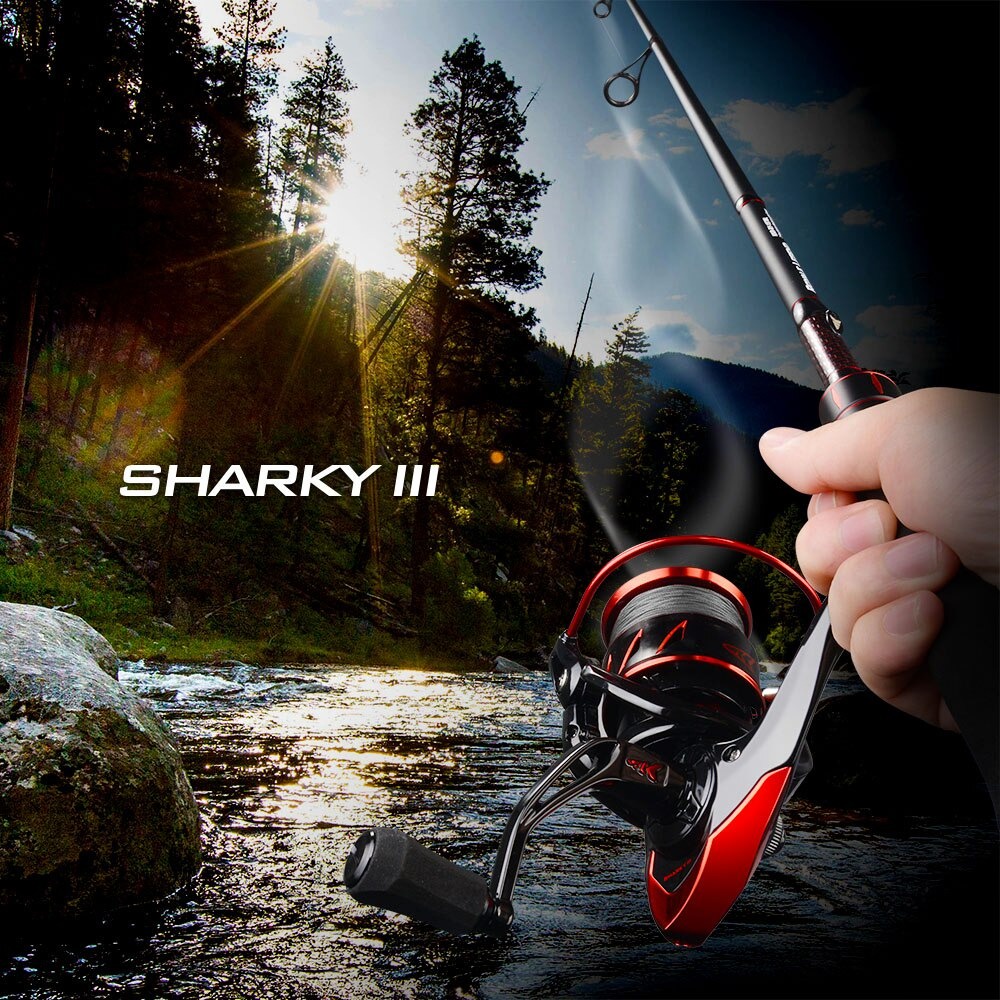 REEL PANCING SPINNING POWER HANDLE 10+1 BB 18KG 3000 KASTKING SHARKY III