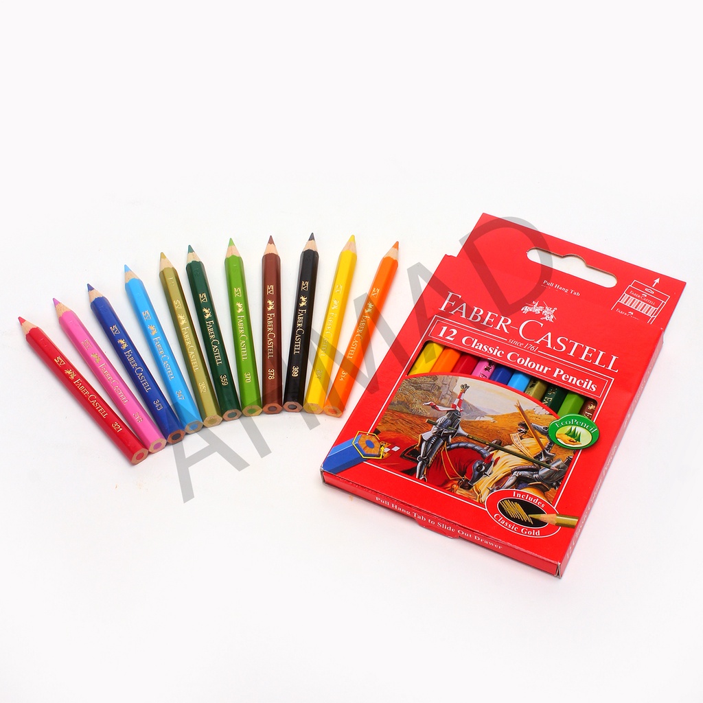

Faber Castell Pensil Warna Cllasic Color 12 Mini [ SET ]