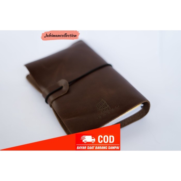 

✨ BISA COD ✨ PULL UP LEATHER SKETCHBOOK BROWN A6 - A4