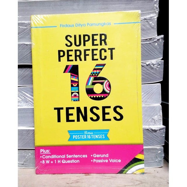 Super Perfect 16 Tenses (Bonus Poster 16 Tenses)
