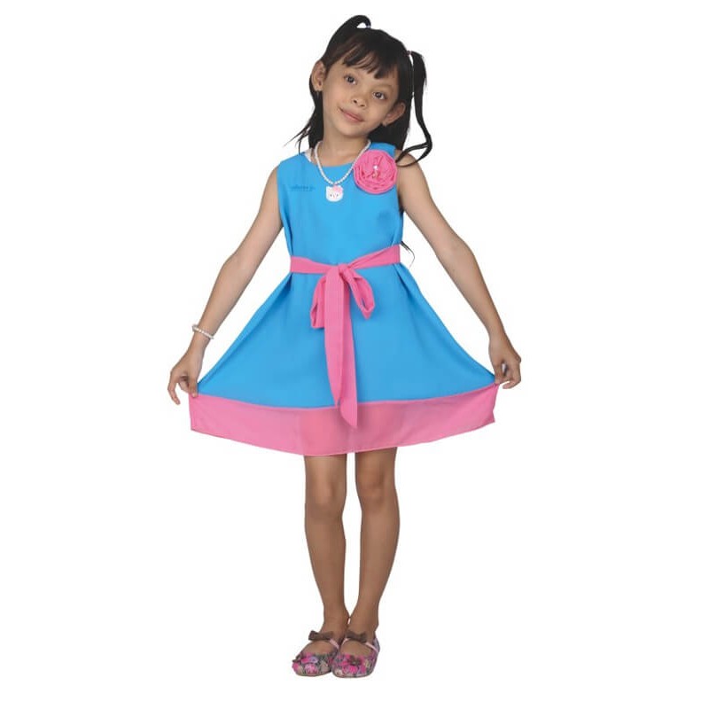 Dress Anak Perempuan Satin CDG 108
