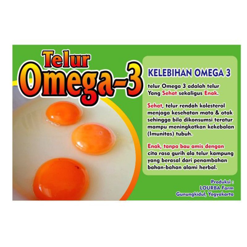 

Telur omega 3