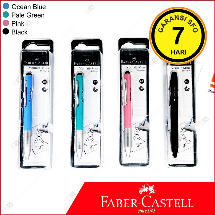 

TERBARU Pen Stylus Faber Castell Vernate Mini 0.7mm ( Vernate II ) - Pale Green