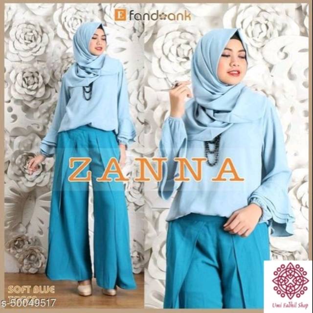 Kyoko Fashion Dress Wanita Muslim Dress Maxi Zanna