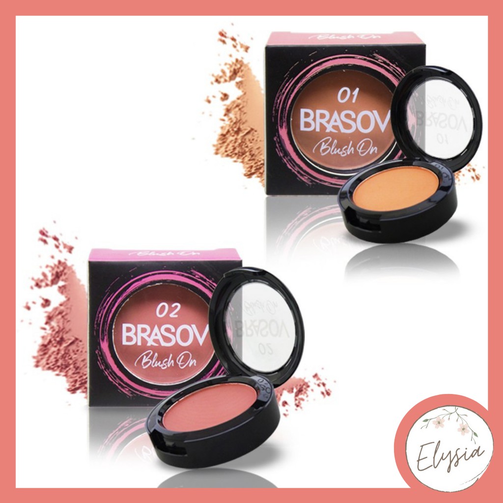 BRASOV Blush On Shade 01 &amp; 02 Pigmented Perona Pipi BPOM